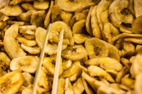 Stock Image: banana chips