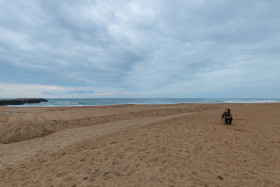 Stock Image: Beach in France, Bayonne