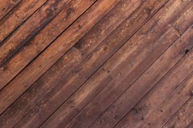 Stock Image: beautiful brown wood plank texture at an angle background