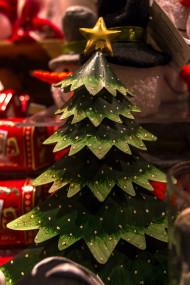 Stock Image: beautiful christmas tree decoration