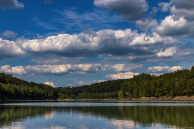 Stock Image: beautiful lake landscape