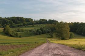 Stock Image: beautiful rural landscape somewhere in germany by kassel