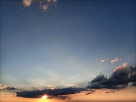 Stock Image: Beautiful Sunset for sky replacement