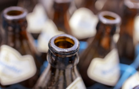 Stock Image: Beer Bottles