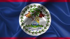 Stock Image: belize flag