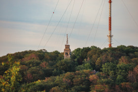 Stock Image: Bismarck tower in velbert langenberg
