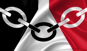 Stock Image: black country flag
