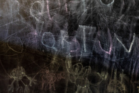 Stock Image: Blackboard texture