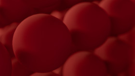 Stock Image: blood spheres background