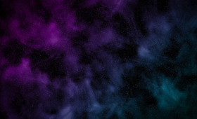 Stock Image: blue and purple universe galaxy background