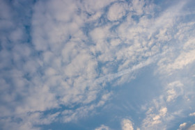 Stock Image: Blue cloudy sky for skyreplacement