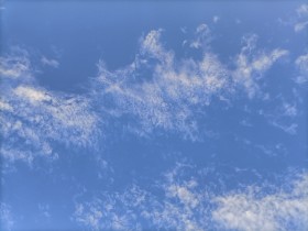 Stock Image: Blue Sky White Clouds