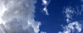 Stock Image: Blue sky with clouds