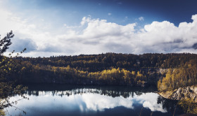 Stock Image: bluish schlupkothen panorama