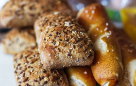 Stock Image: breakfast bread rolls