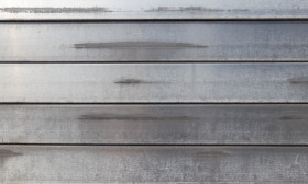 Stock Image: bright metal plank texture background