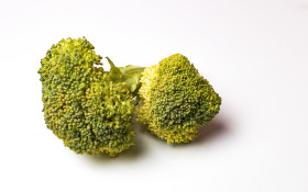 Stock Image: Broccoli isolated on white background