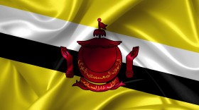 Stock Image: brunei flag