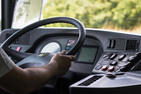 Stock Image: bus driver