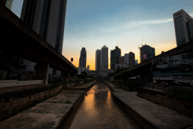 Stock Image: Canal in Shanghai