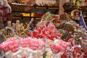 Stock Image: Candy shop in Barcelona