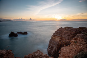 Stock Image: Carrapateira Cliffs Seascape