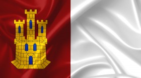 Stock Image: castilla la mancha flag