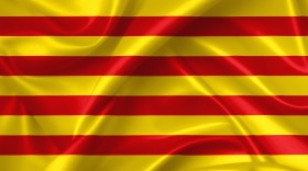 Stock Image: catalonia flag