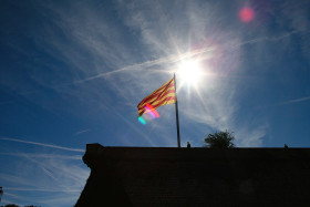 Stock Image: Catalonia flag