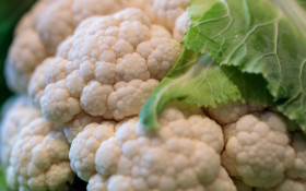 Stock Image: Cauliflower close-up