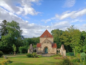 Stock Image: Chapel on a cemetery