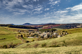 Stock Image: Chaudeyrolles in Auvergne in France