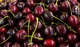 Stock Image: cherries from the market