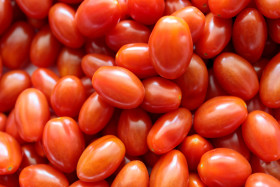 Stock Image: Cherry tomatoes background