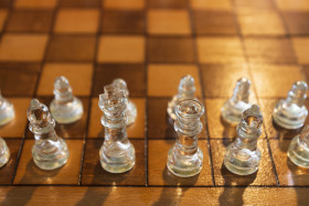 Stock Image: chess board