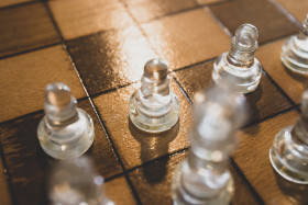 Stock Image: chess board