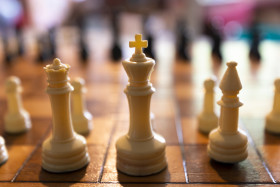 Stock Image: chess strategy