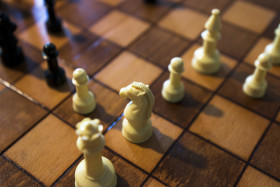 Stock Image: chess strategy