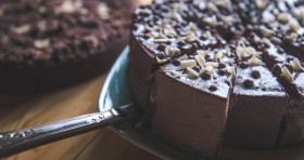 Stock Image: Chocolate cake