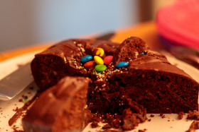 Stock Image: Chocolate cake