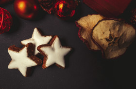 Stock Image: Christmas cinnamon stars