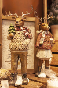 Stock Image: christmas decoration reindeers