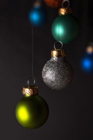 Stock Image: christmas tree balls
