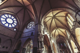 Stock Image: Christophorus Statue in St. Paulus Dom, Münster by Germany