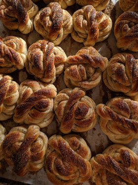 Stock Image: cinnamon rolls