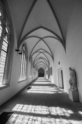 Stock Image: Cloister of a church