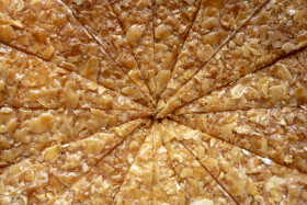 Stock Image: Close up of traditional german Bee sting cake