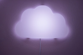 Stock Image: Cloud lamp