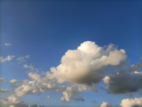 Stock Image: Cloud on blue Sky