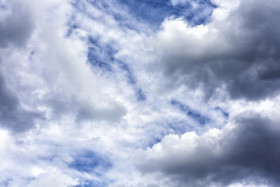 Stock Image: clouds with blue sky